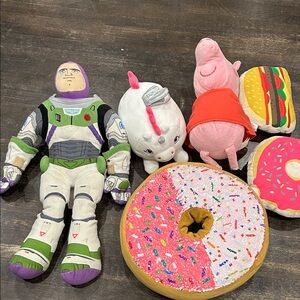 Pillowfort Buzz Lightyear Plush - Green, White, and Purple